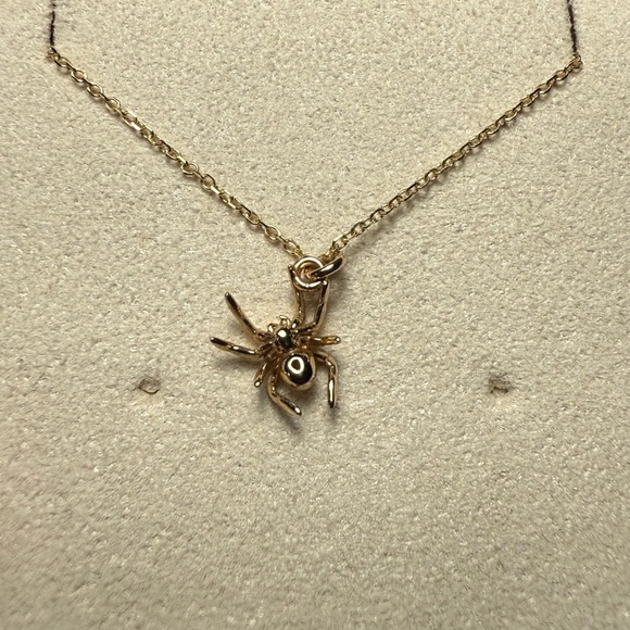 Talon Jewelry 14K Gold Itty Bitty Spider Necklace 🕷️♥️ - Picture 8 of 9